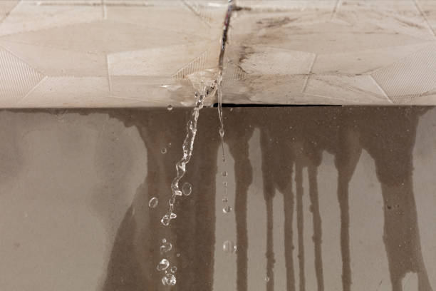 Professional Water Extraction technician working in Roanoke, TX